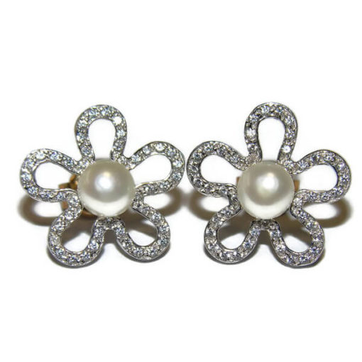 Pendientes margarita oro - Imagen 5