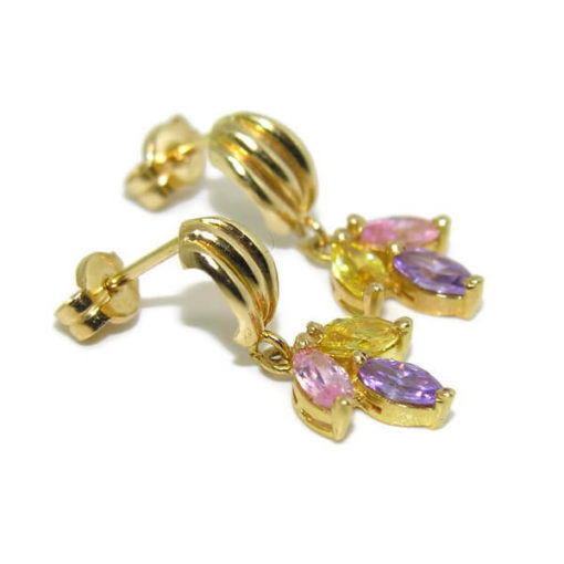 Pendientes garras color - Imagen 4