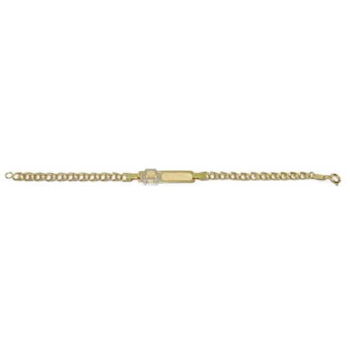 Pulsera bebe bicolor placa y oso - Imagen 5