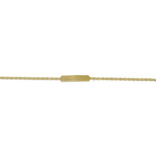Pulsera bebe placa brillo - Imagen 2