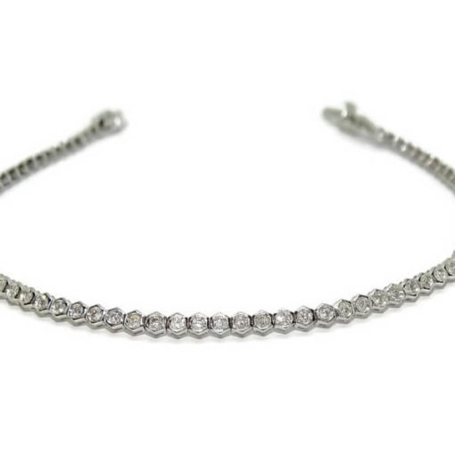 Pulsera de oro y brillantes - Imagen 5