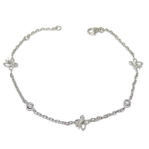 Pulsera mariposas oro