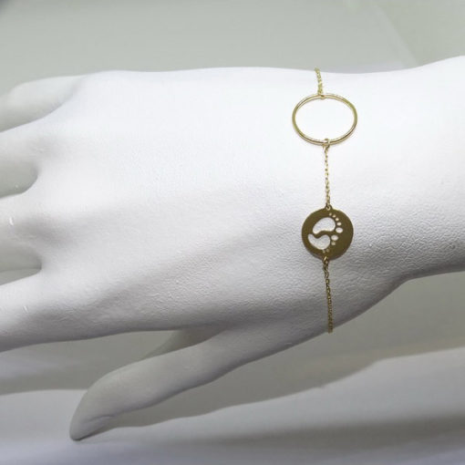 Pulsera mama oro amarillo - Imagen 2