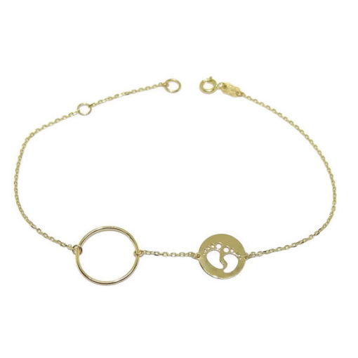Pulsera mama oro amarillo