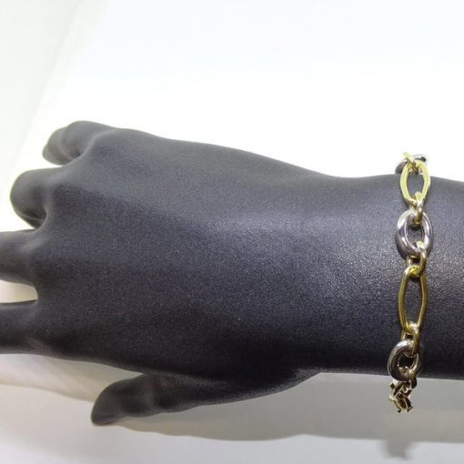 Pulsera óvalos y círculos oro - Imagen 4