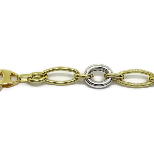 Pulsera óvalos y círculos oro - Imagen 6