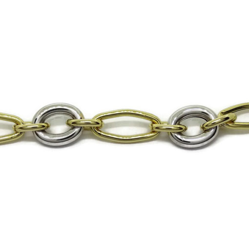 Pulsera óvalos y círculos oro - Imagen 7