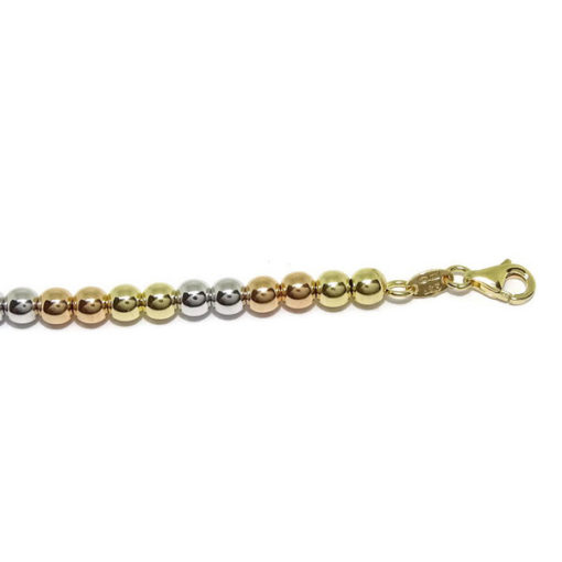 Pulseras bolas tricolor - Imagen 4