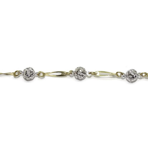 Pulsera bicolor bolas - Imagen 4