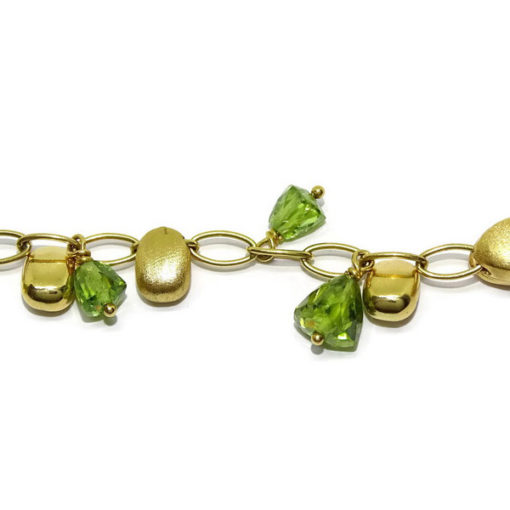 Pulsera piedra fina  y oro - Imagen 5