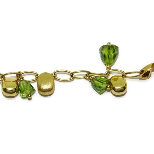 Pulsera piedra fina  y oro - Imagen 6