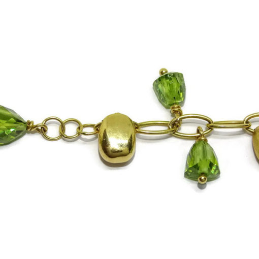 Pulsera piedra fina  y oro - Imagen 7