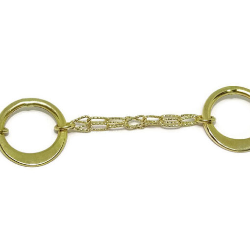 Pulsera eslabón círculos oro - Imagen 4