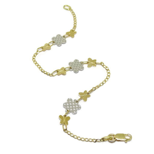 Pulsera bicolor mariposas - Imagen 3