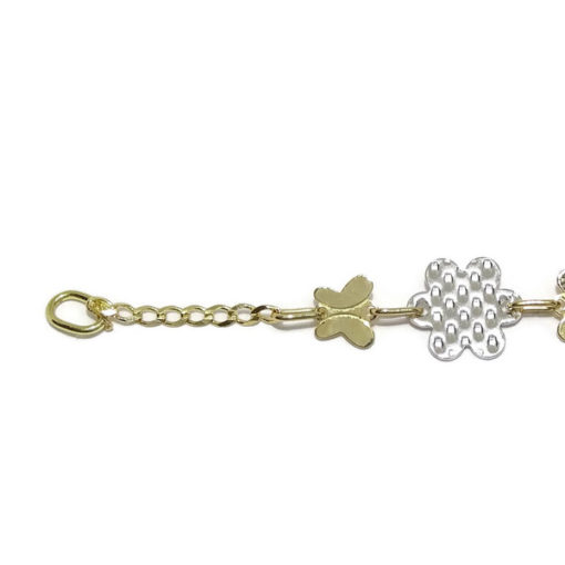 Pulsera bicolor mariposas - Imagen 4