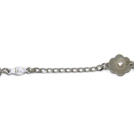 Pulsera niña flor y oro - Imagen 4