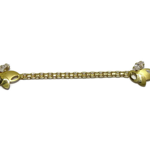 Pulsera comunión circonitas ovaladas - Imagen 3