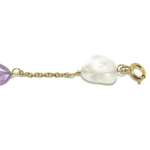 Pulsera mariquita y piedra de color niña - Imagen 4
