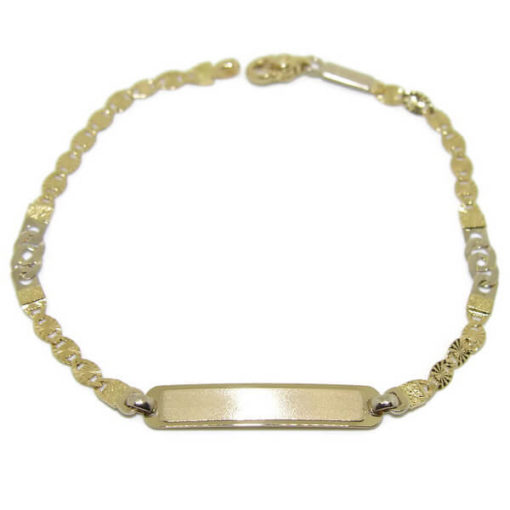 Pulsera comunión niño oro