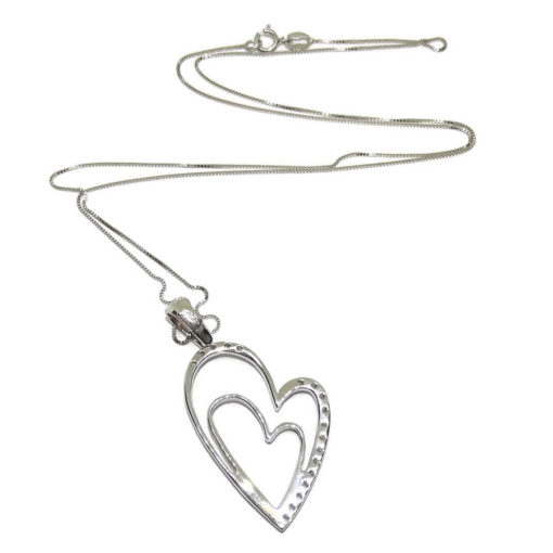 colgante corazón grande con cadena - Imagen 4