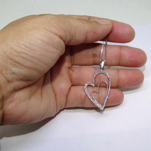 colgante corazón grande con cadena - Imagen 6