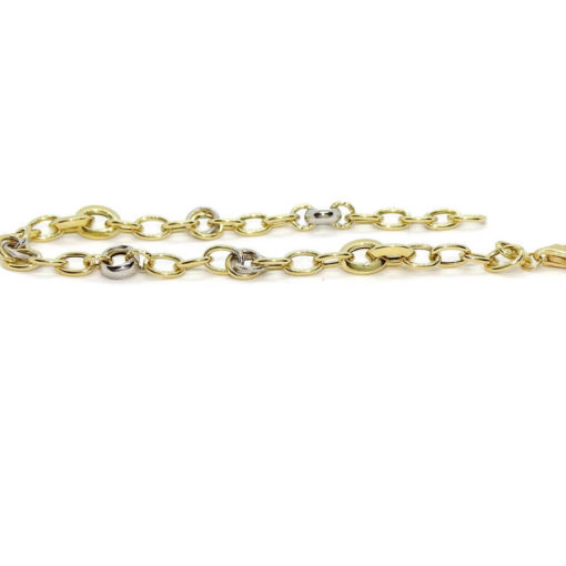 Pulsera bicolor oro - Imagen 6