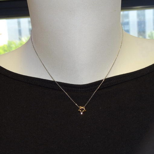 Estrella minimalista oro - Imagen 2