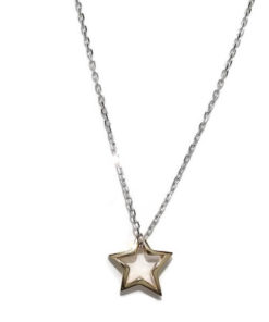Estrella minimalista oro