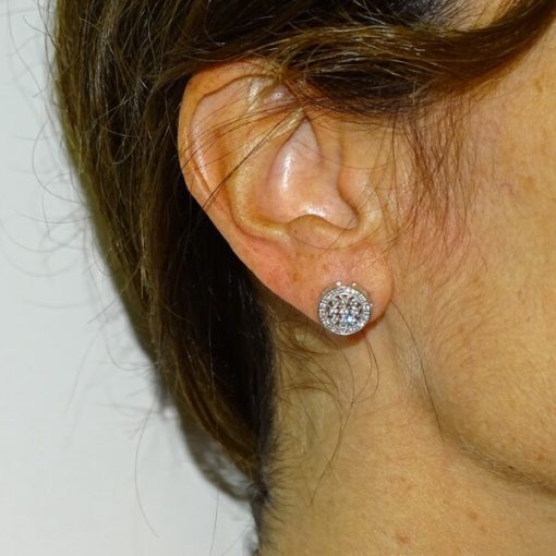Pendientes diamantes y perlas australianas - Imagen 9