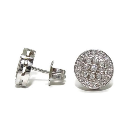 Pendientes diamantes y perlas australianas - Imagen 7
