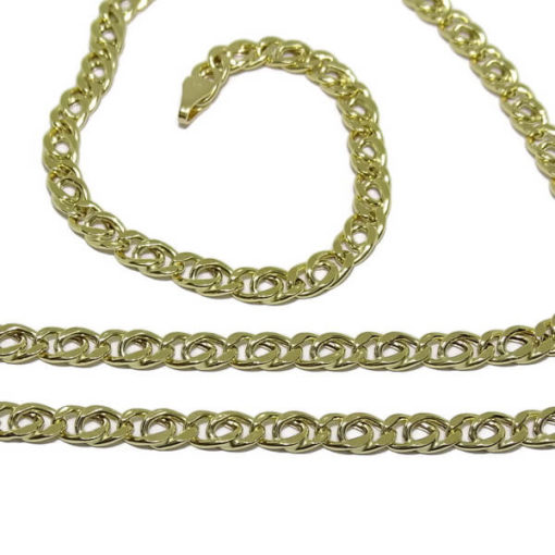 cadena oro amarillo para hombre de 60cm - Imagen 3
