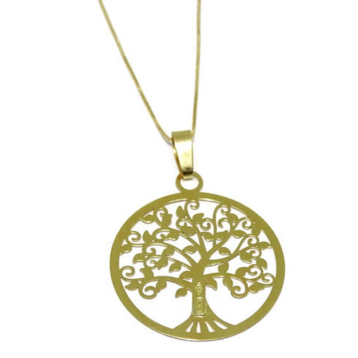 árbol de la vida  grande oro - Imagen 4