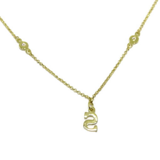 letras personalizadas oro y circonitas - Imagen 5
