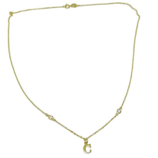letras personalizadas oro y circonitas - Imagen 6