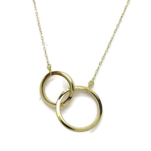 Collar doble alianza oro