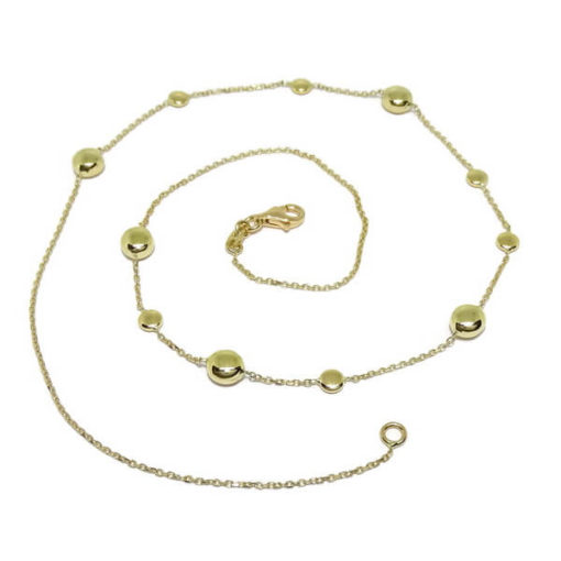 Collar con pepitas de oro de 45cm - Imagen 3