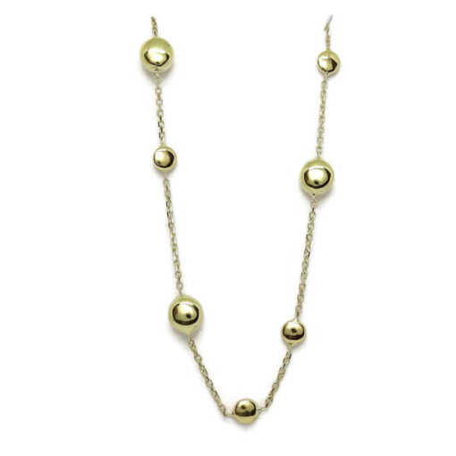 Collar con pepitas de oro de 45cm - Imagen 5