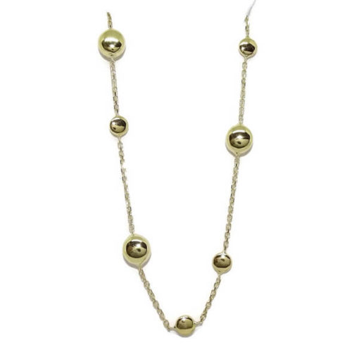 Collar con pepitas de oro de 45cm - Imagen 6