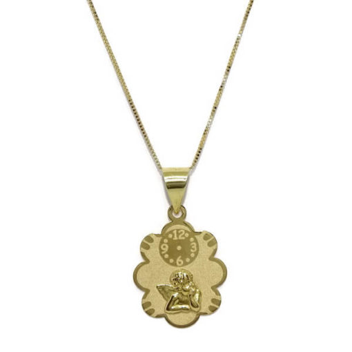 nube bebe oro reloj