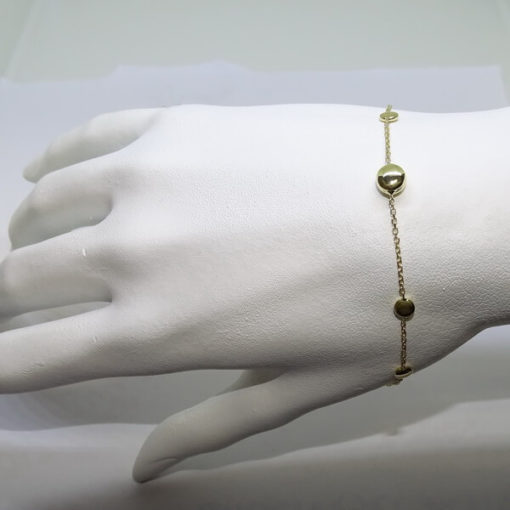 Pulsera pepitas oro - Imagen 2