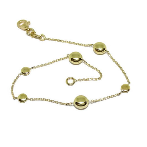 Pulsera pepitas oro - Imagen 5
