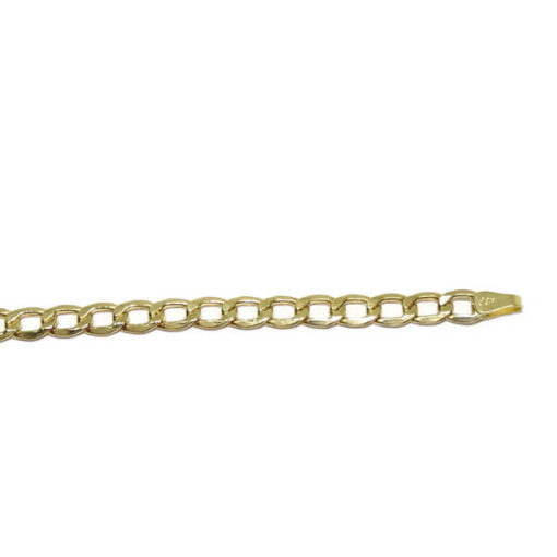 Pulsera para niño con placa personalizable oro - Imagen 4