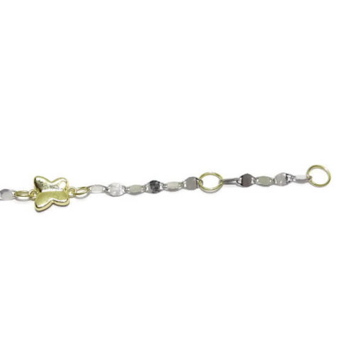 Pulsera para niña bicolor con mariposas - Imagen 6
