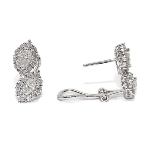 Impresionantes pendientes de 2,24cts de diamantes - Imagen 3