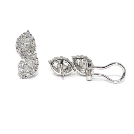 Impresionantes pendientes de 2,24cts de diamantes - Imagen 4