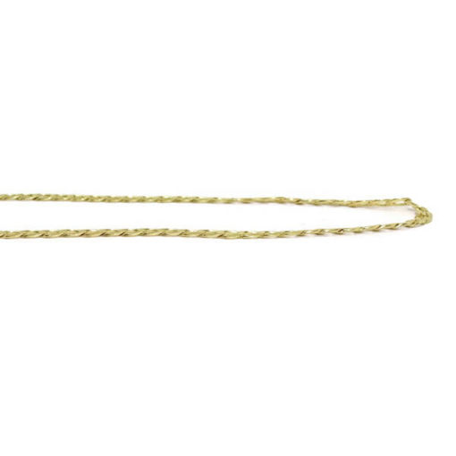 Cadena barbada mediana oro 2,5mm - Imagen 7