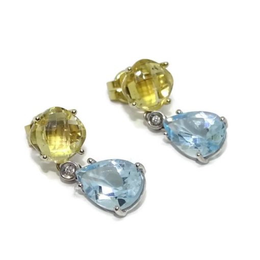 Pendientes exclusivos piedras preciosas - Imagen 3