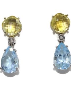 Pendientes exclusivos piedras preciosas