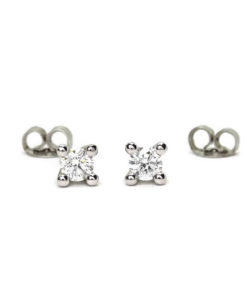 Pendientes diamantes 0,30cts 4 garras