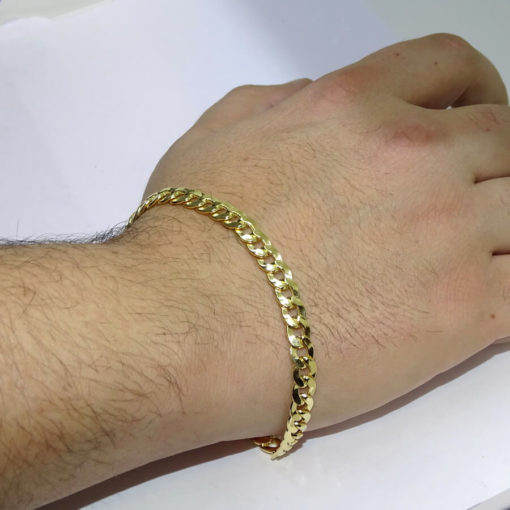 Pulsera barbada para hombre 12.10gr - Imagen 2